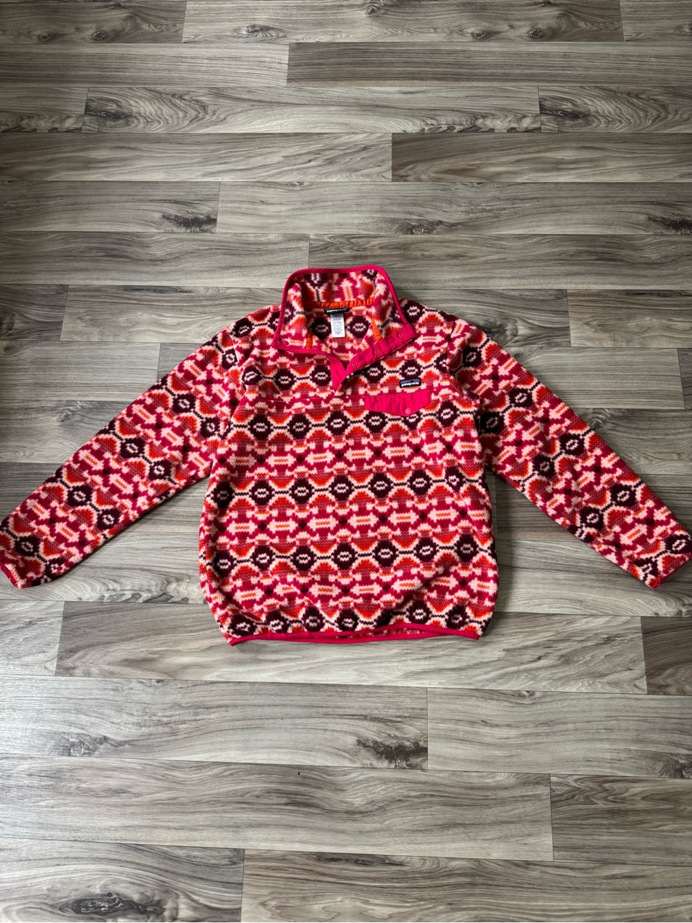 Patagonia Women's Synchilla in Aberdeen Jeweled Berry Size Medium